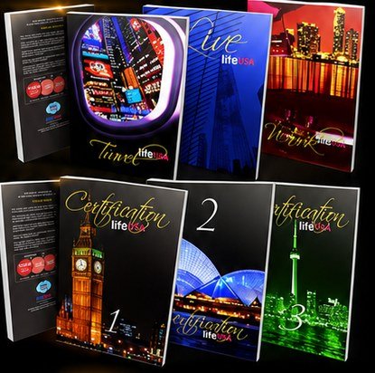 Os 8 livros do programa, com copyrights exclusivos